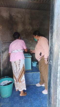 PE Jentik di Banjar Dinas Sema Sebelum Fogging di Lingkungan Sekitar Kasus DBD